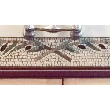 Mediterranean Mosaic Backsplash in Oakland, CA