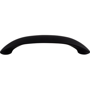 Top Knobs M520 New Haven 5-1/16 Inch Center to Center Arch - Flat Black