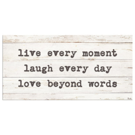 Words to Live by Wrapped Canvas Harvest Wall Art