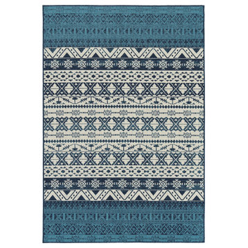 Kaleen Sunice Collection Collection Rug, Navy 5'x7'6"
