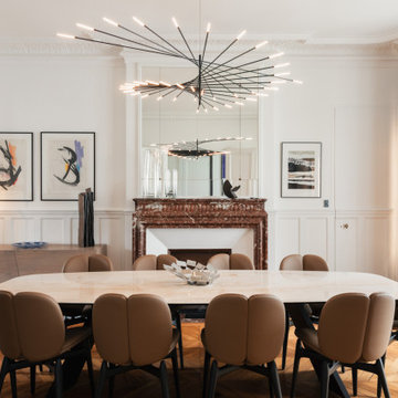 Une salle à manger sculpturale