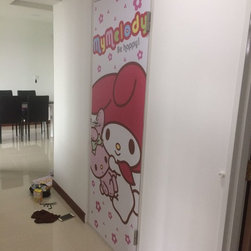 "My Melody" Bomb Shelter Sticker Installation - Prints & Posters