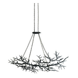 14 Light Rustic Bronze Chandelier - Products