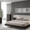 Porto Premium 5-Piece Bedroom Set, Light Gray and Wenge, King