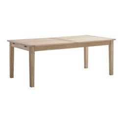 Classic Teak Dining Expanding Table - Outdoor Dining Tables