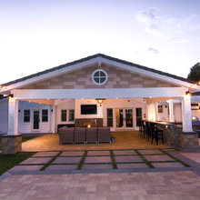 Traditional outdoor living