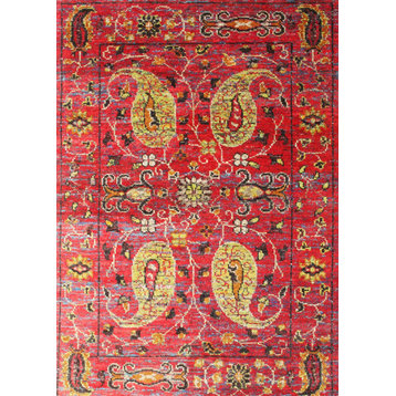 Ahgly Company Indoor Rectangle Traditional Area Rugs, 7' x 10'
