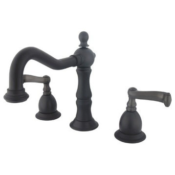 Kingston Brass Widespread Bathroom Faucets With Oil Rubbed Bronze KS1975FL