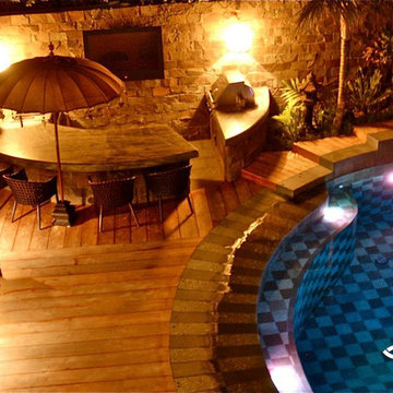 Outdoor Spaces by IndoTeak Design.