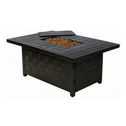 Castelle Monterey 36"x52" Tile Fire Pit with Lid - Products