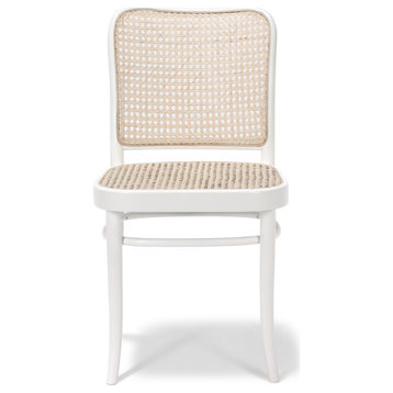 Noel Rattan Chair, White