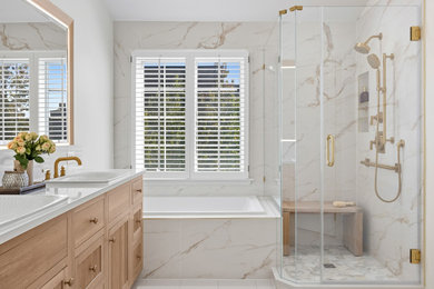 Inspiration for a transitional bathroom remodel in DC Metro