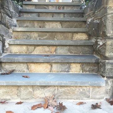 Thermal Cut Flagstone Walkway in Washington DC, Tenleytown NW