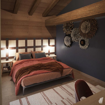 Une chambre parentale automnale