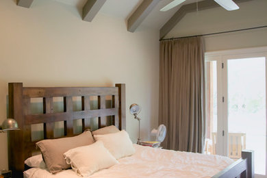 Inspiration for a southwestern bedroom remodel in Dallas