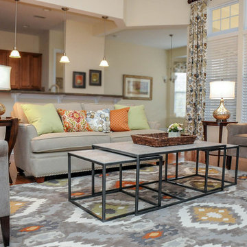 Casual & Comfy Family Room