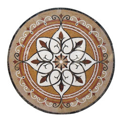 Waterjet Marble Medallions - Products