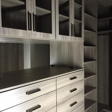 Custom Closet in Campania Elm
