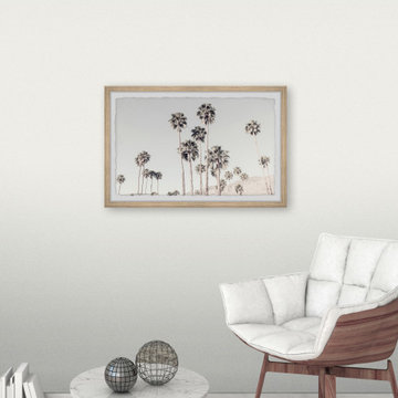 "Palm Tree Overload" Framed Painting Print