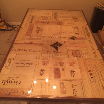 Wine Crate Kitchen Table
