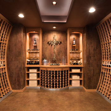 Contemporary wine room