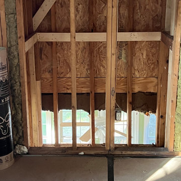 We are converting unused chimney space into an extra closet for the primary bedr