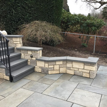 Beach firepit, updating a beautiful waterfront home in Medina