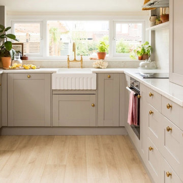 Banish the Beige: Calacatta Gold Superior worktops