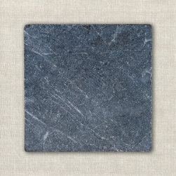 KUADRA - Midnight | 4" x 4" | Marble Tile - Wall And Floor Tile
