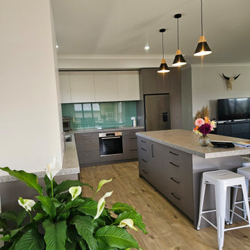 Hamilton Project | Reflections Splashback in Sage Green