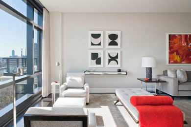 Living room - living room idea in New York