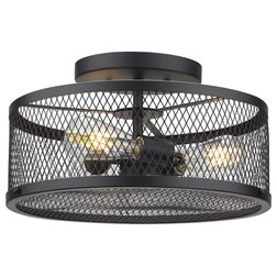 Industrial Flush-mount Ceiling Lighting by Houzz