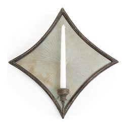 GO Home Diamond Mirrored Sconce - SKU: 10463 - Wall Sconces
