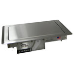 DropoutCabinetFixturesLLC - Counter Top Waste System - The ideal solution for collecting compostable waste in the food prep area. The 9-quart bin is housed through the counter top and enclosed in a stainless steel frame and cover.