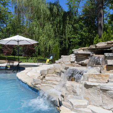 Reflecting look of home with overall pool design