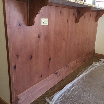Lift Side Ski Condo with original oak refaced in Rustic Alder