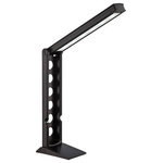 Lite Source - Lite Source LS-22400BLK Galtem - 22" 6W LED Desk Lamp - Lamp head can be folded down to create an ambient wash of light on a wall. Touch switch offers three lighting levels.  Cord Length: 72.00  Base Dimension: 3.5 x 5.5  Lumens: 445  Color Temperature: 4  Warranty: 3 Year WarrantyGaltem 22" 6W LED Desk Lamp Black *UL Approved: YES *Energy Star Qualified: n/a  *ADA Certified: n/a  *Number of Lights:   *Bulb Included:Yes *Bulb Type:LED *Finish Type:Black