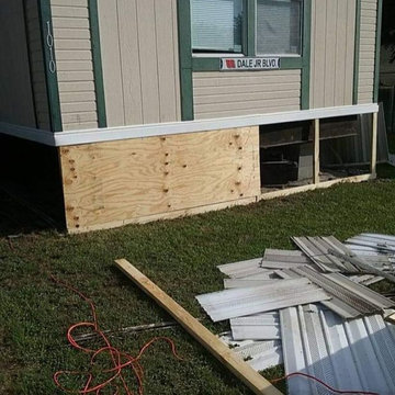 Mobile Home Skirting installed