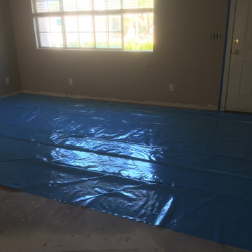 Delaware Bay Driftwood 10 mm laminate with attached underlayment