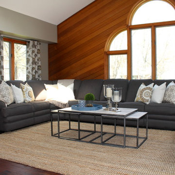 Transitional New Jersey Family Room