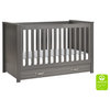 DaVinci Asher 3-In-1 Convertible Crib With Toddler Bed Conversion Kit, Slate