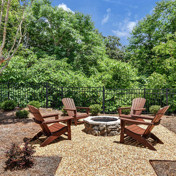 Outdoor Living Firepit | Roswell Court Townhome