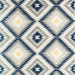 Rugs America - Soleil Moroccan Tribal Super Soft Area Rug, Kilim Navy, 8'9" X 12' - The Jaafan area rug will add spirited style to a space without dominating a rooms dcor. Created with vintage touches in mind, it features a Moroccan-style pattern in gorgeous hues like slate and denim-blue. Thoughtfully constructed using soft-touch polypropylene and power loomed, it also boasts a pile that brings pleasure to every stepits super soft, ultra shiny, and nearly a half-inch thick. This is the perfect rug to wake up to every morning.