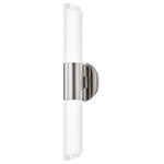 Hudson Valley Lighting - Rowe 2-Light Wall Sconce, Polished Nickel, Clear K9 Crystal Shade - Features: