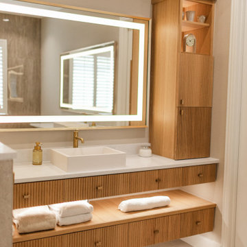 Lux Modern Spa Master bathroom