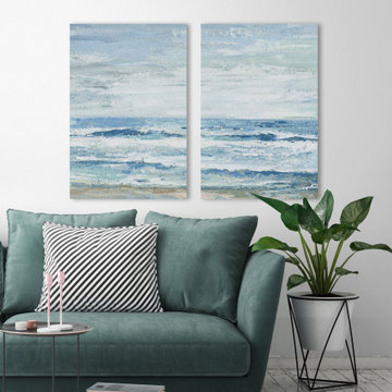 Ride the Waves Diptych