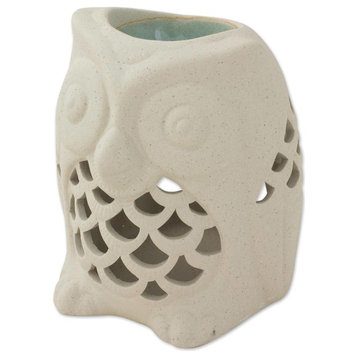Cozy Owl Ceramic Oil Warmer