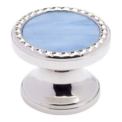 Windborne Studios - Classico Polished Nickel Round Knob 1.25" - Cabinet And Drawer Knobs