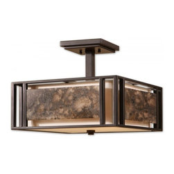 www.essentialsinside.com: quarry, 3 light semi flush mount - Flush-mount Ceiling Lighting