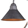 Vaxcel Lighting T0348 Outland 1 Light 20" Tall Outdoor Single - Outer Aged Iron